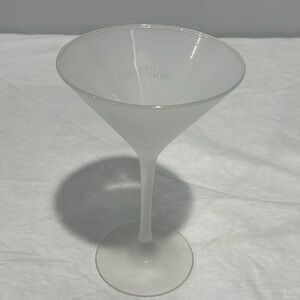 Finlandia Vodka frosted martini cocktails glass 5 oz capacity